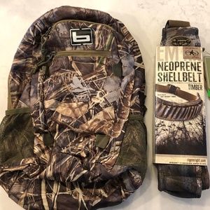 Waterfowl Hunting Backpack and Shellbelt